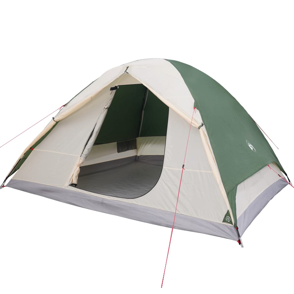 vidaXL Tente de camping à dôme 6 personnes vert imperméable