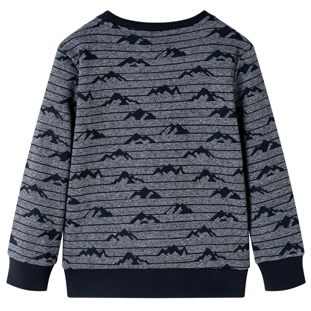 Sweatshirt pour enfants mélange bleu marine 116