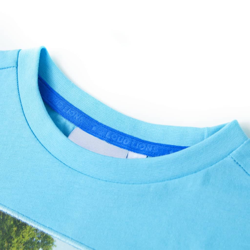 T-shirt pour enfants aqua 140