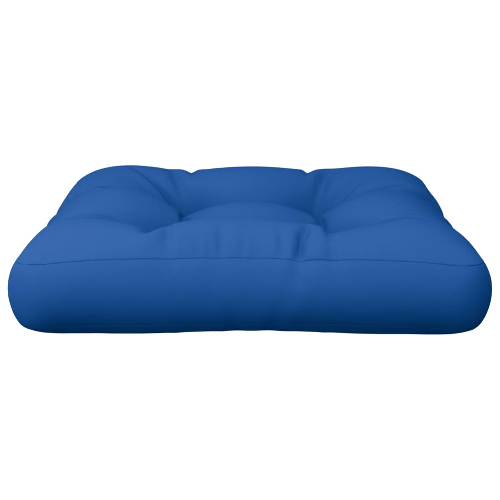 vidaXL Coussin de palette bleu royal tissu