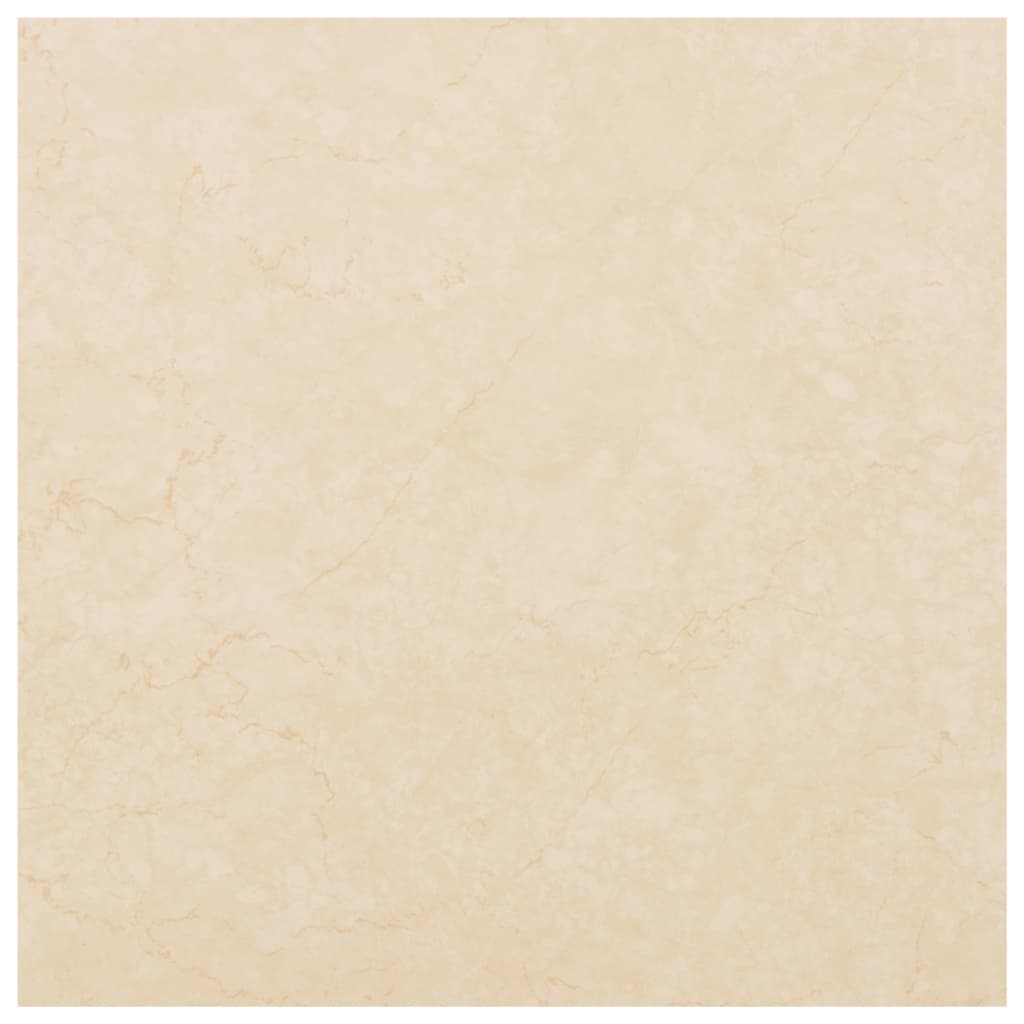 vidaXL Dalles de plancher PVC autoadhésif 5,11 m² beige