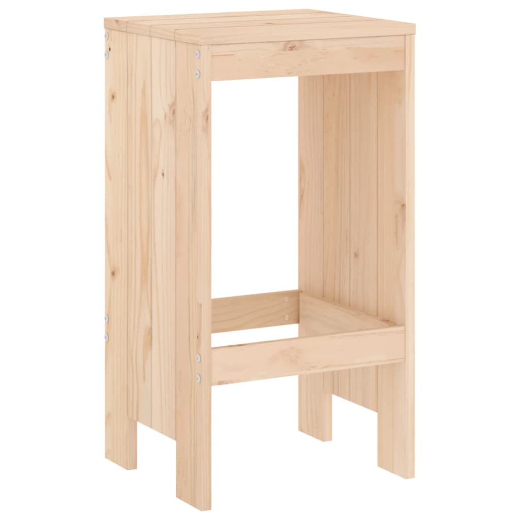 vidaXL Tabourets de bar lot de 2 40x36x75 cm bois massif de pin