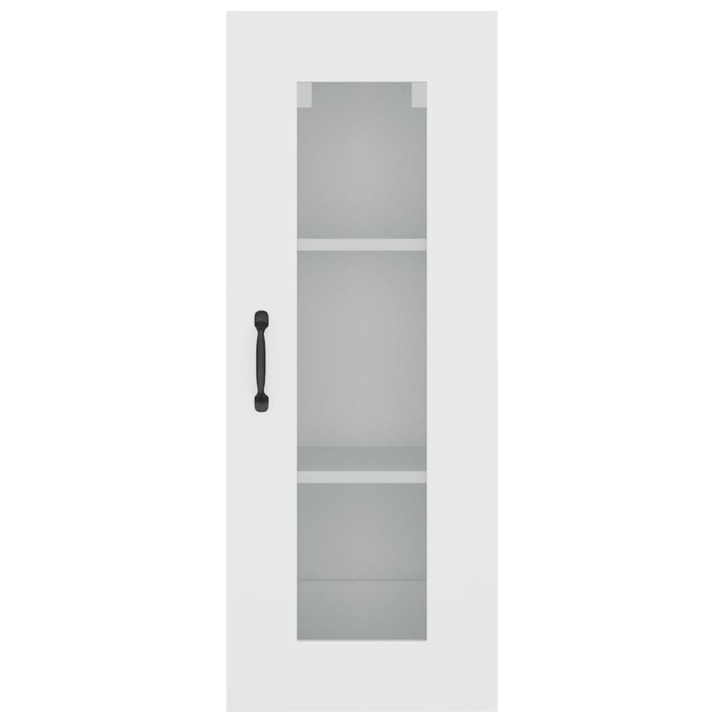 vidaXL Armoire murale suspendue Blanc 34,5x34x90 cm