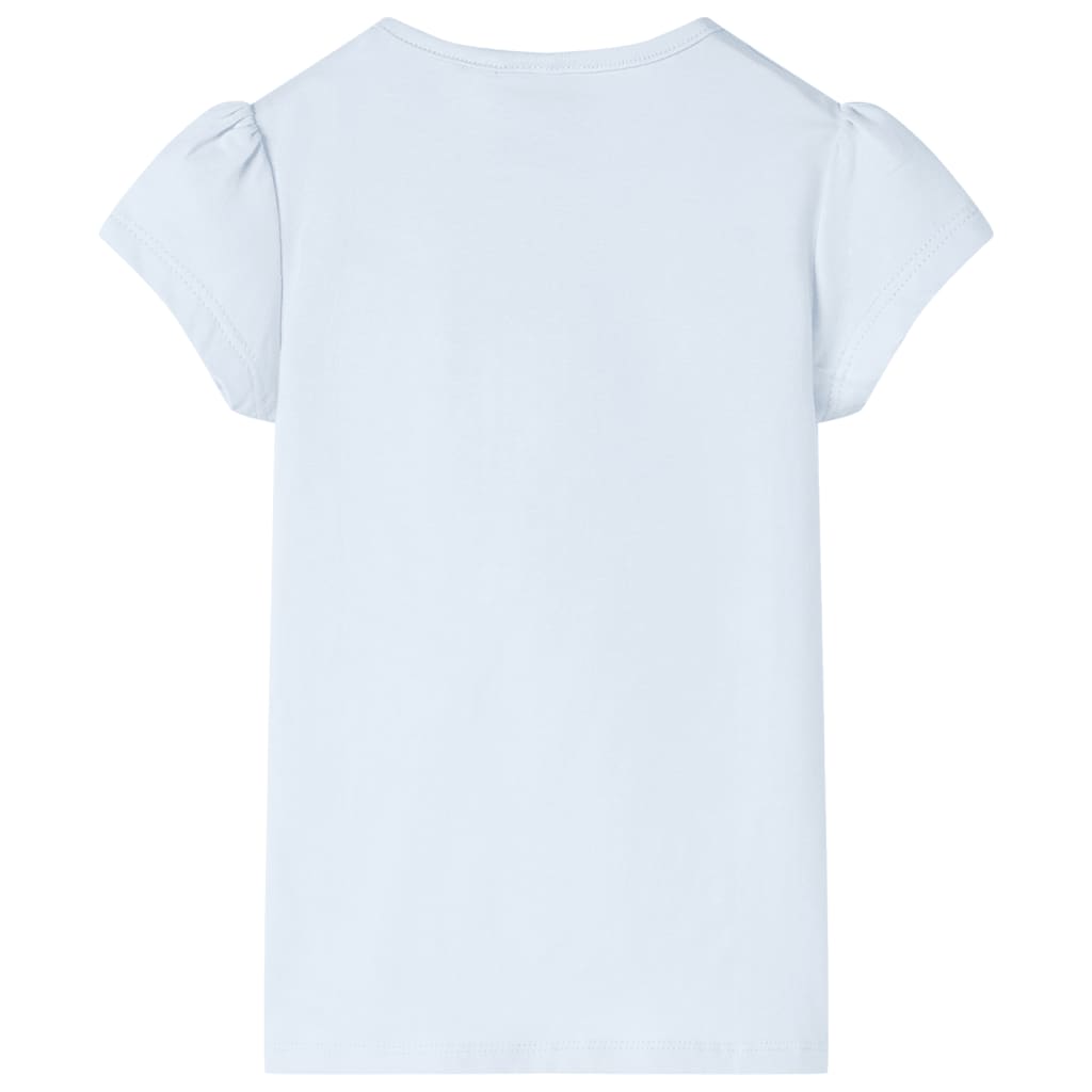 T-shirt pour enfants bleu clair 104