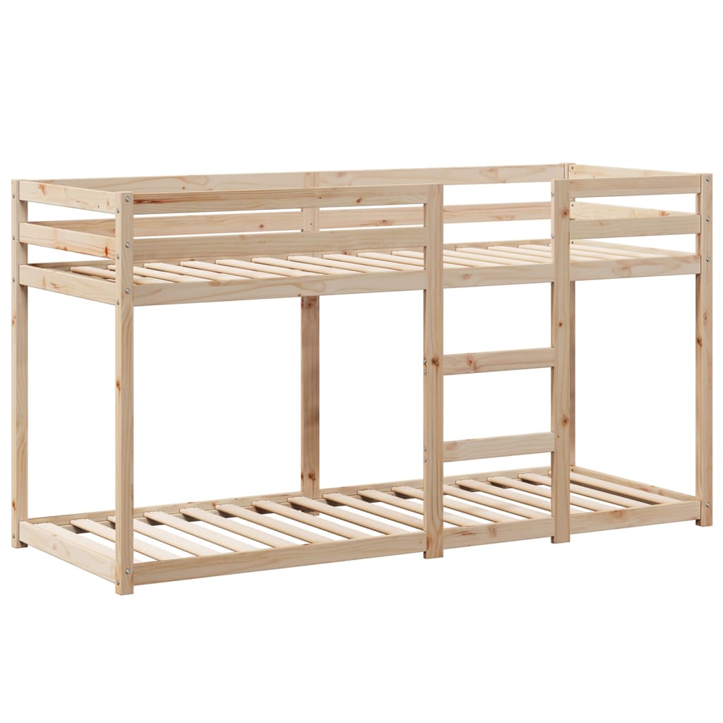 vidaXL Lit superposé sans matelas 75x190 cm bois de pin massif