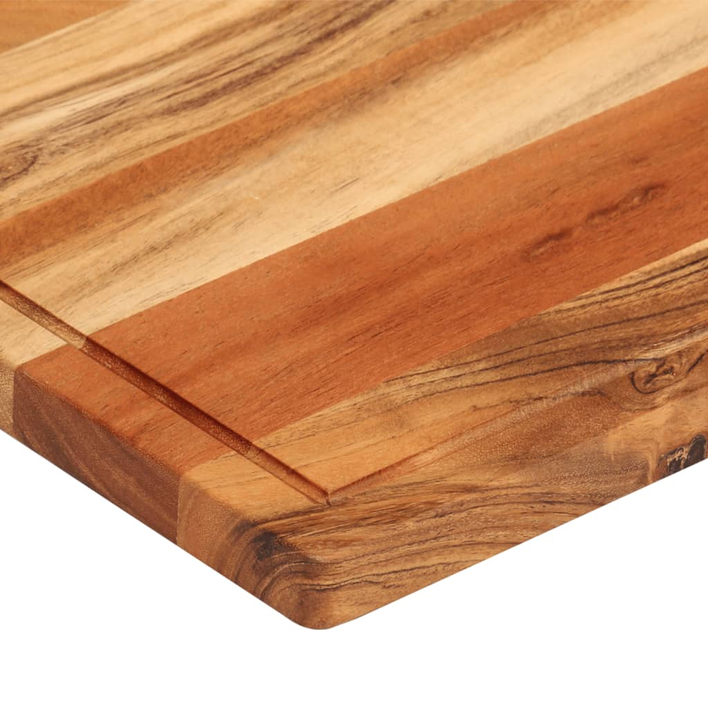 vidaXL Planche à découper 50x38x2,5 cm bois d'acacia massif