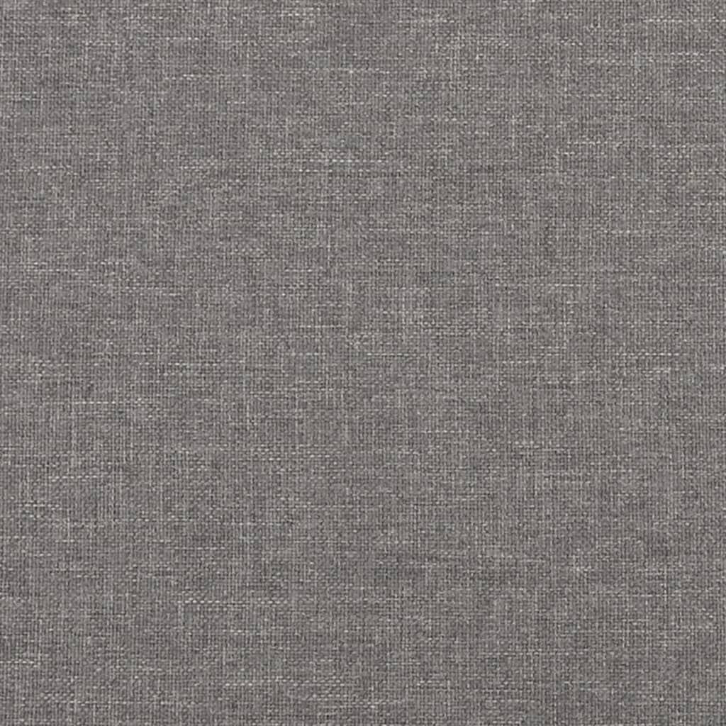 vidaXL Canapé à 3 places Gris clair 210 cm Tissu