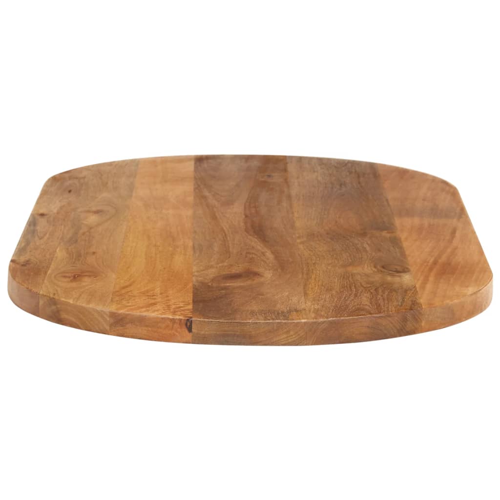 vidaXL Dessus de table 80x40x2,5 cm ovale bois massif de manguier