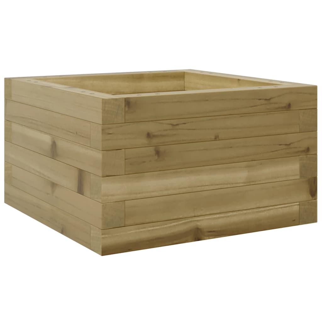 vidaXL Jardinière 40x40x23 cm bois de pin imprégné