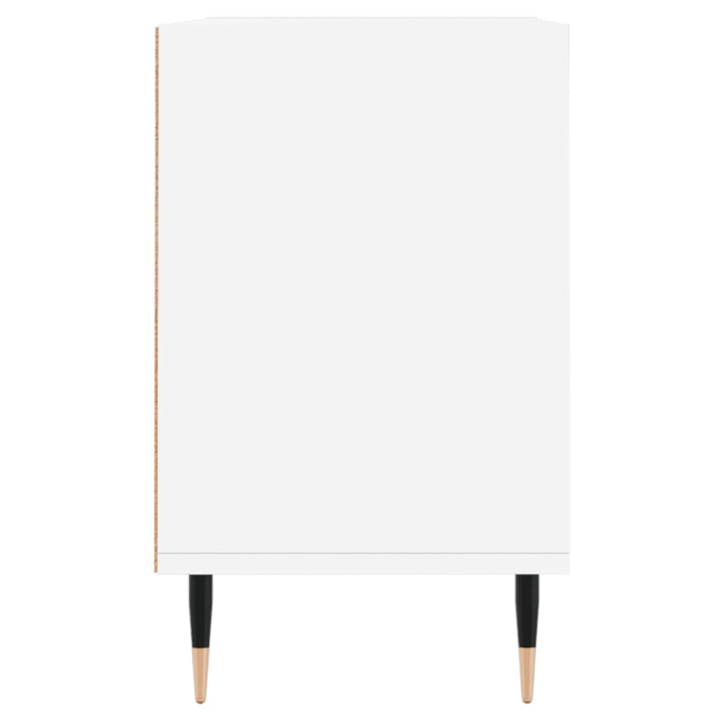 vidaXL Meuble TV blanc 69,5 x 30 x 50 cm bois d'ingénierie