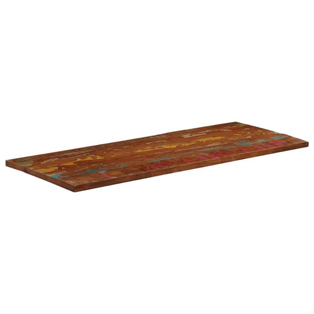 vidaXL Dessus de table 140x50x3,8cm rectangulaire bois massif récupéré