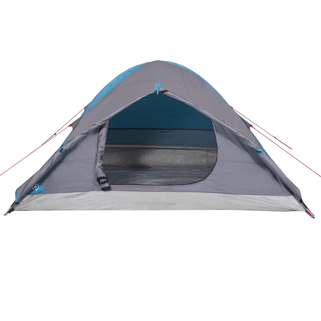 vidaXL Tente de camping à dôme 2 personnes bleu imperméable