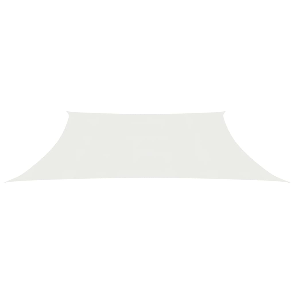 vidaXL Voile d'ombrage 160 g/m² Blanc 3/4x3 m PEHD