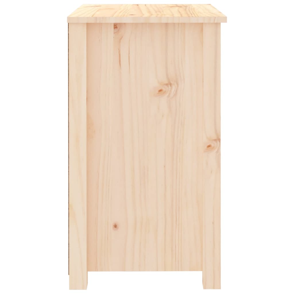 vidaXL Tables de chevet 2 pcs 50x35x61,5 cm Bois de pin massif