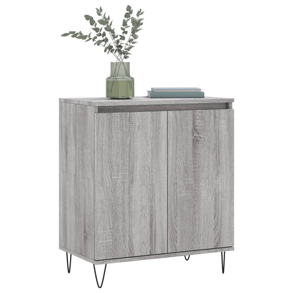 vidaXL Buffet Sonoma gris 60x35x70 cm Bois d'ingénierie