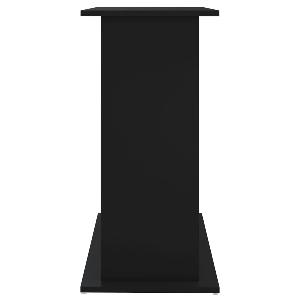 vidaXL Support pour aquarium noir 81x36x73 cm bois d'ingénierie