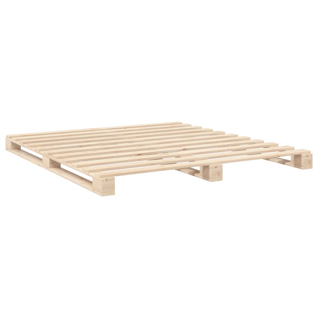 vidaXL Cadre de lit sans matelas avec tête de lit 200x200 cm