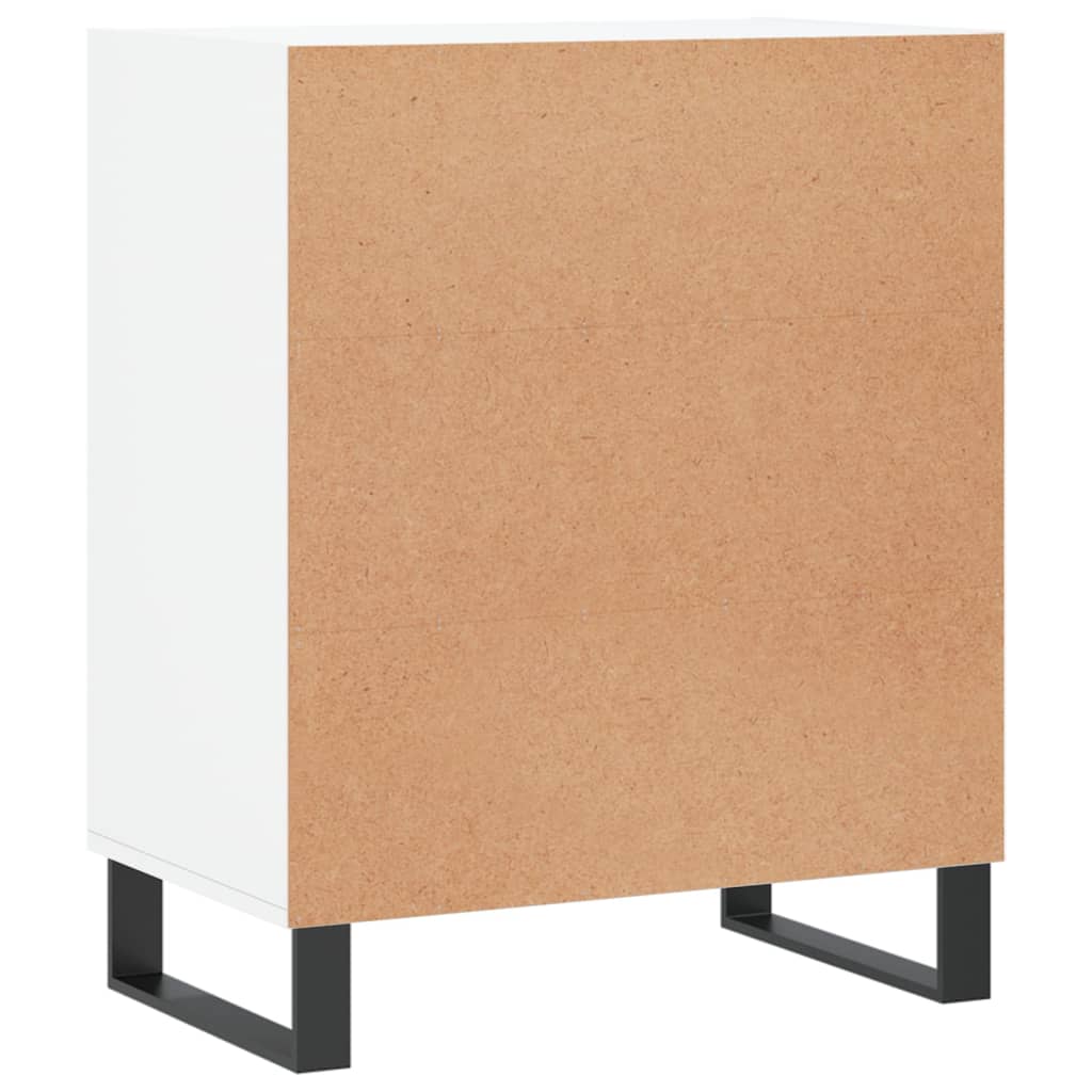 vidaXL Buffet blanc 57x35x70 cm bois d’ingénierie