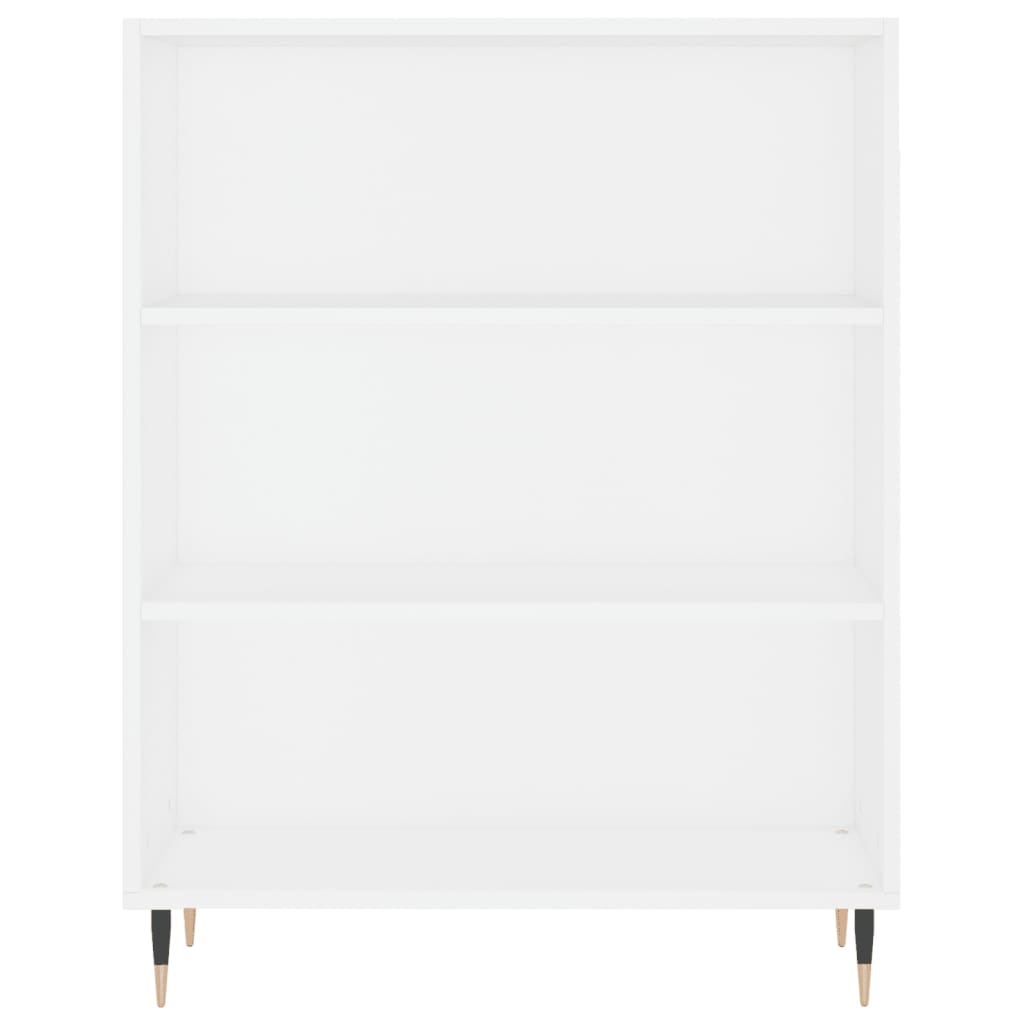 vidaXL Bibliothèque blanc 69,5x32,5x90 cm bois d'ingénierie