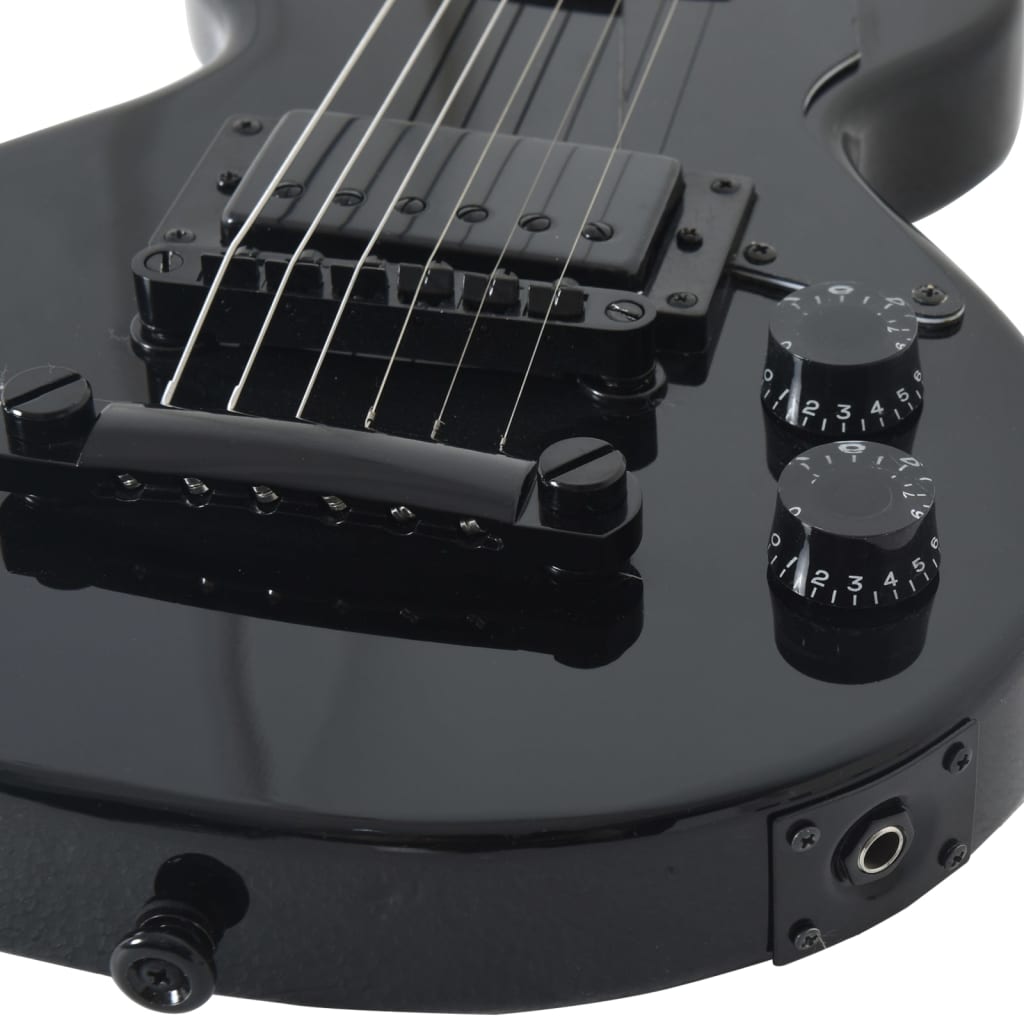 vidaXL Guitare électrique pour enfants avec sac noir 3/4 30