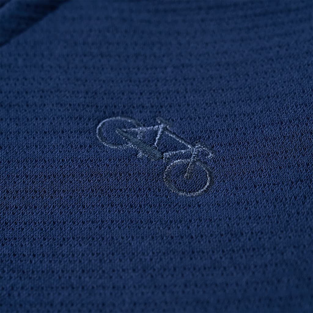 Sweatshirt pour enfants avec fermeture éclair bleu marine 92