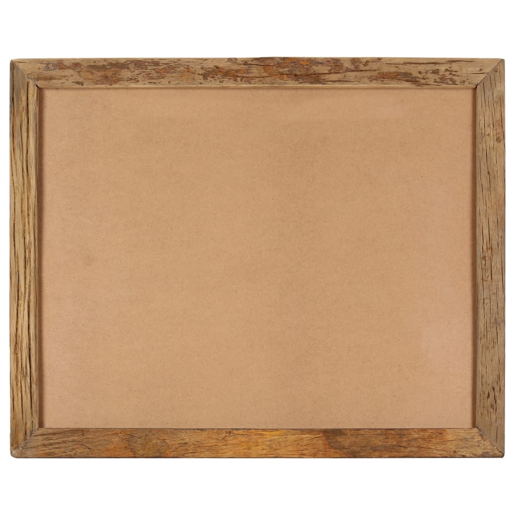 vidaXL Cadres photo 2 pcs 90x70cm Bois de récupération solide et verre