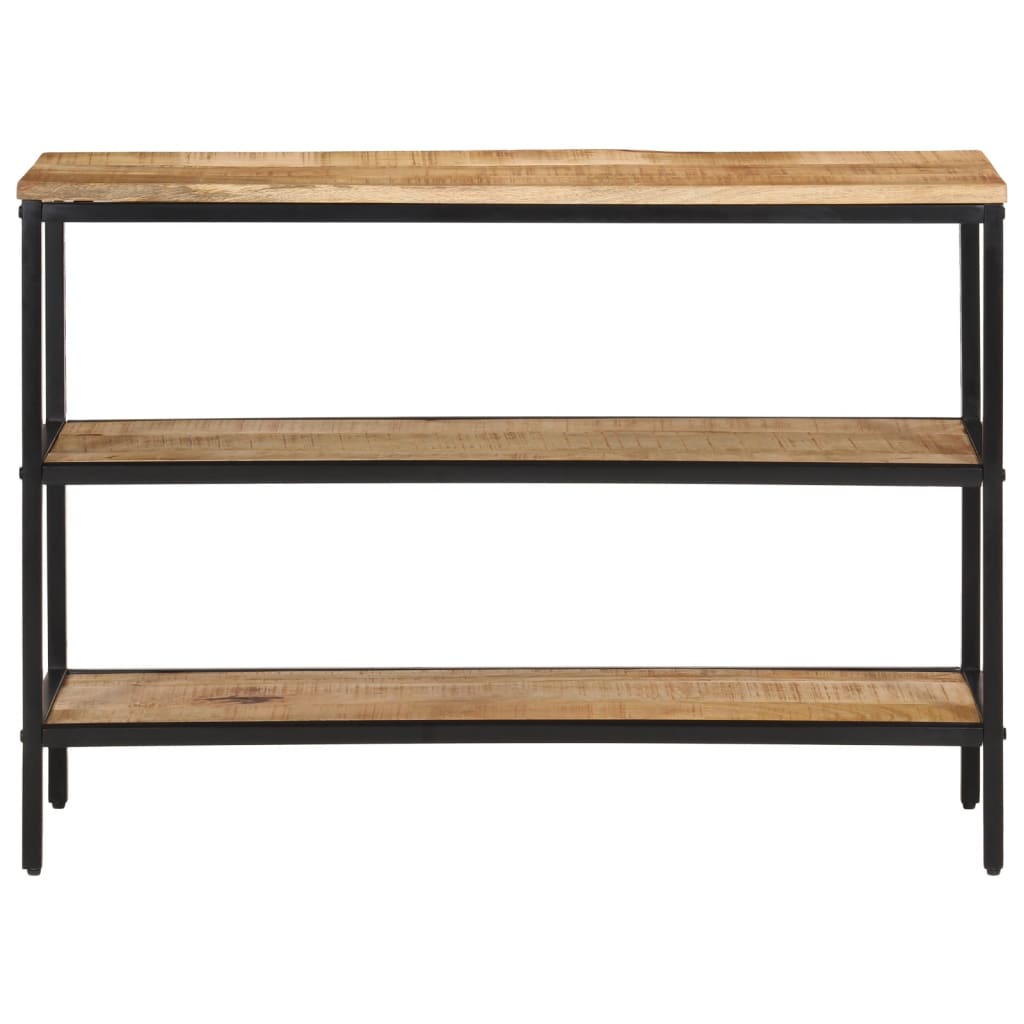 vidaXL Table console 100x35x70 cm bois de manguier massif brut