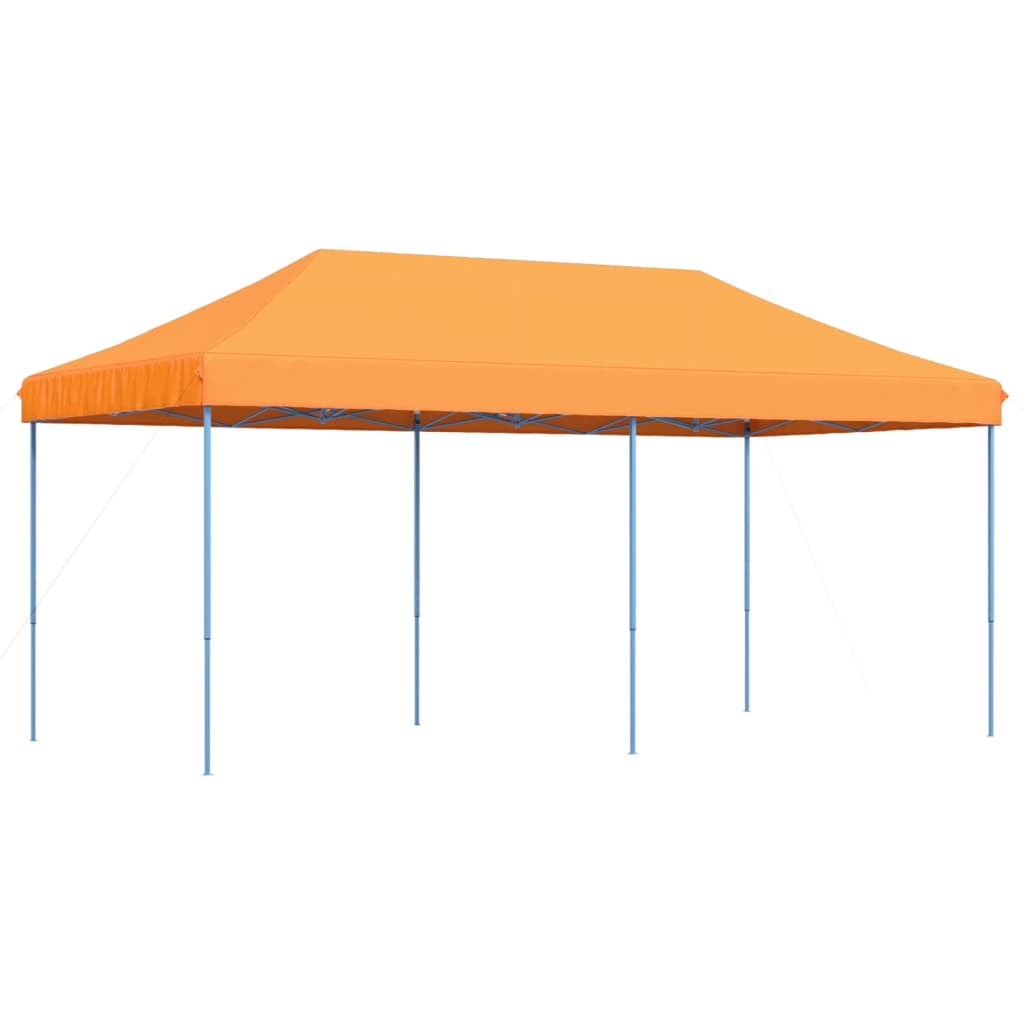 vidaXL Tente de réception pliable escamotable orange 580x292x315 cm