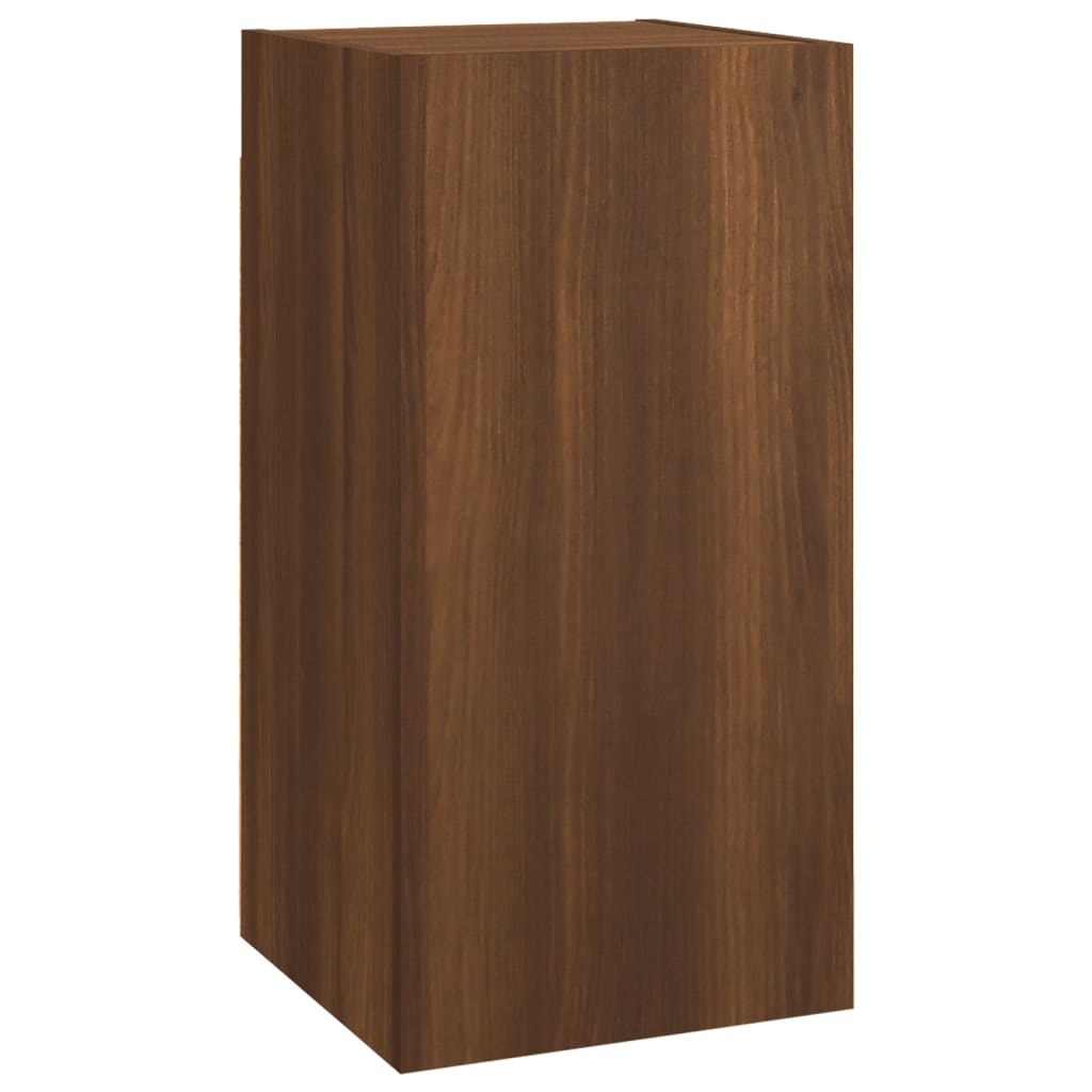 vidaXL Ensemble de meubles TV 8 pcs Chêne marron Bois d'ingénierie