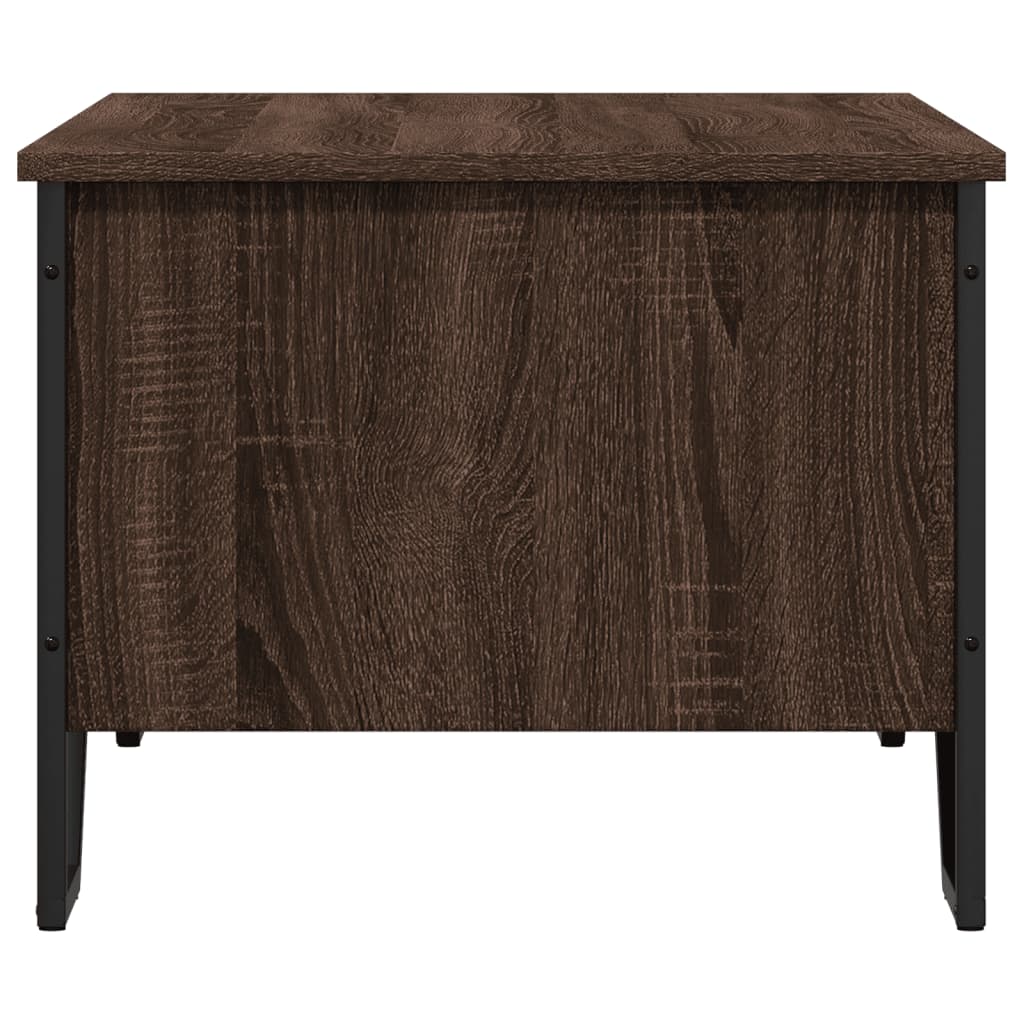 vidaXL Table basse chêne marron 100x51x40 cm bois d'ingénierie