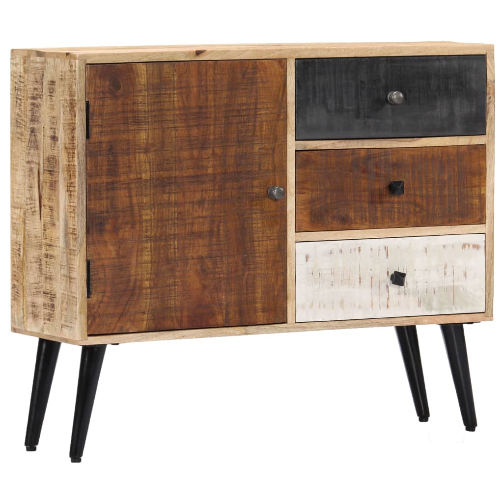 vidaXL Buffet 88x30x73 cm Bois de manguier massif