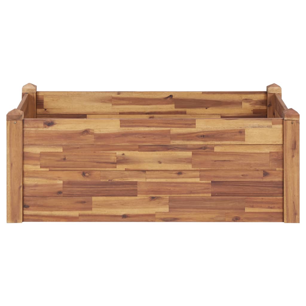 vidaXL Lit surélevé de jardin 110x60x44 cm Bois massif d'acacia