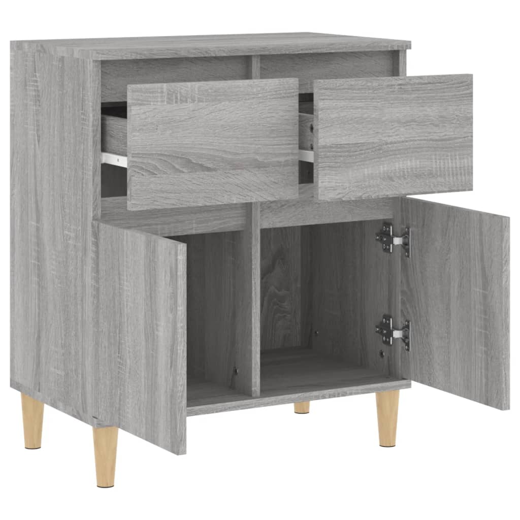 vidaXL Buffet Sonoma gris 60x35x70 cm Bois d'ingénierie