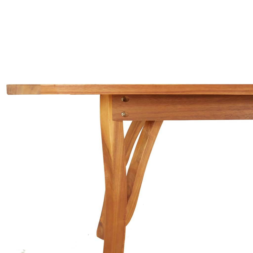 vidaXL Table de jardin 200x90x75 cm Bois d'acacia solide