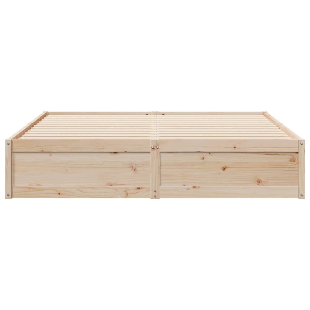 vidaXL Cadre de lit sans matelas 180x200 cm bois massif de pin