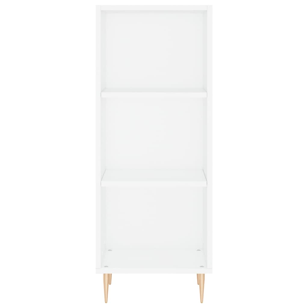 vidaXL Buffet haut Blanc 34,5x32,5x180 cm Bois d'ingénierie