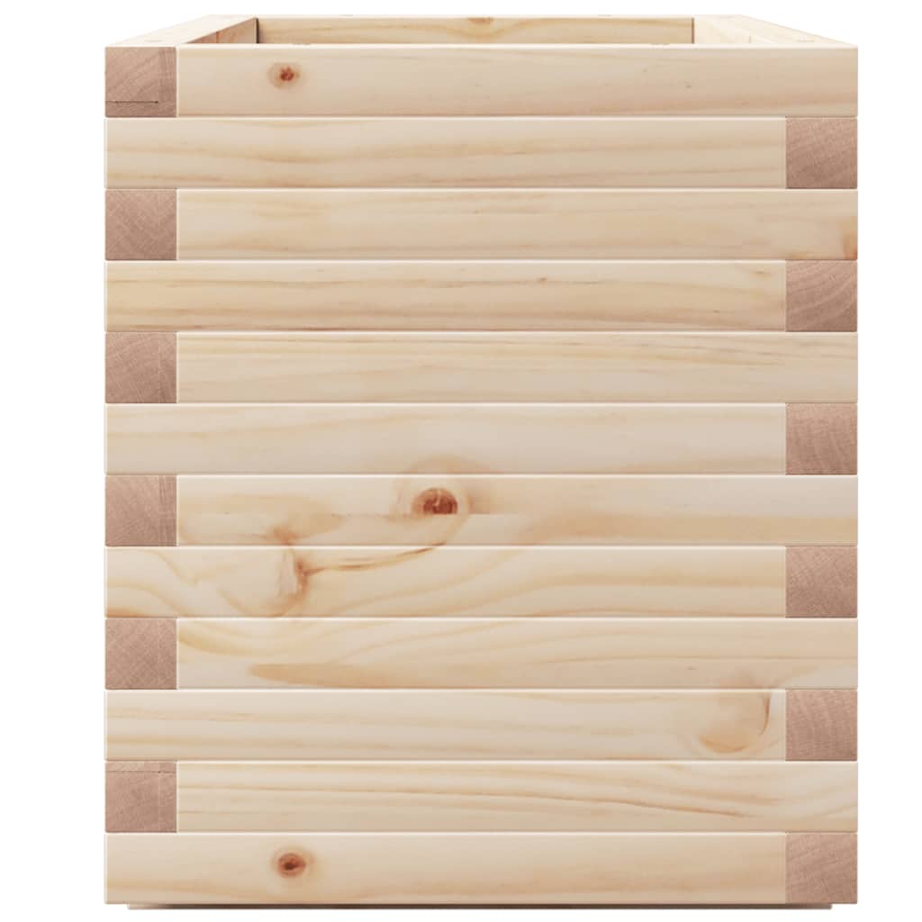 vidaXL Jardinière 90x40x49,5 cm bois de pin massif