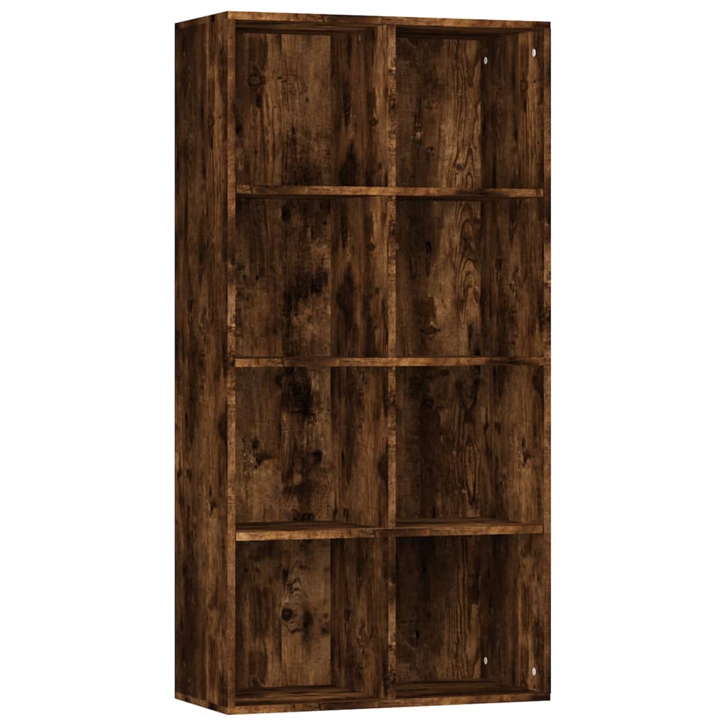 vidaXL Bibliothèque/Buffet Chêne fumé 66x30x130 cm Bois d'ingénierie