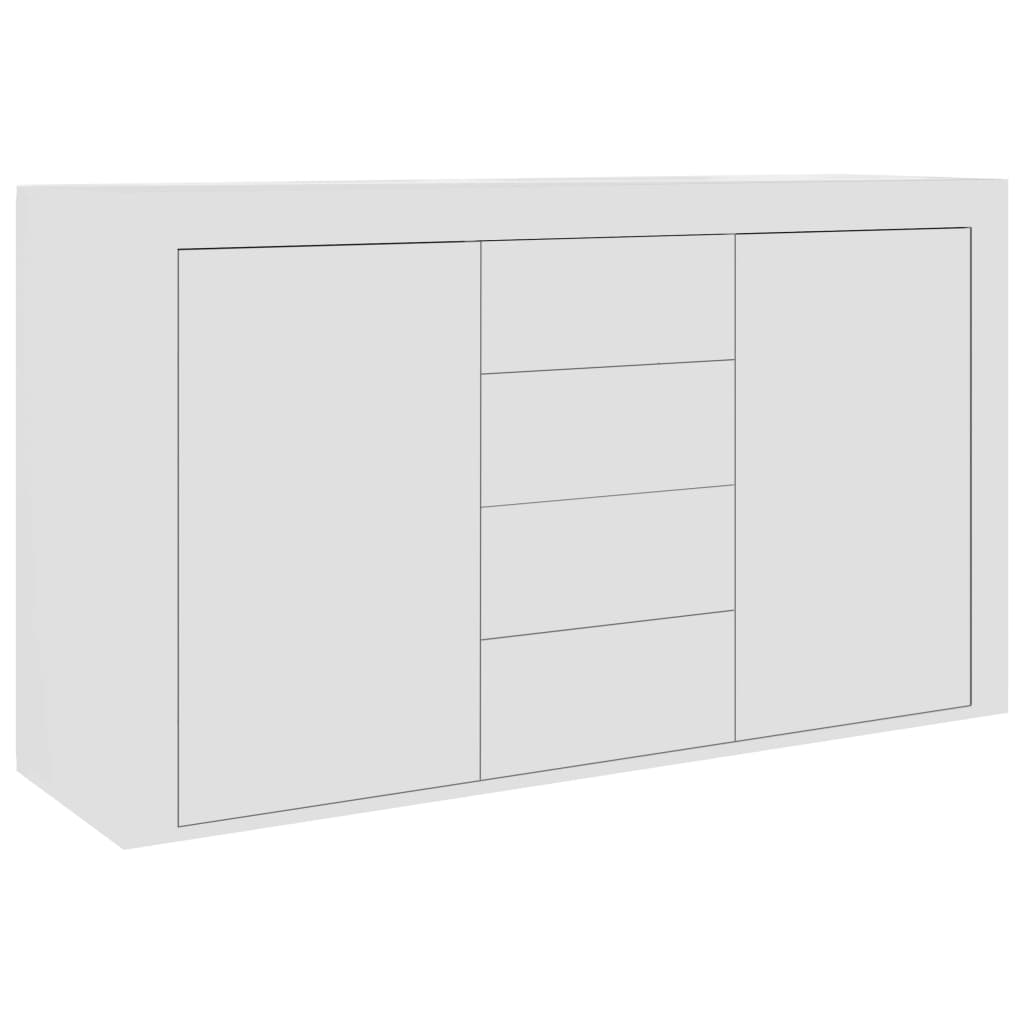 vidaXL Buffet Blanc 120x36x69 cm Bois d'ingénierie