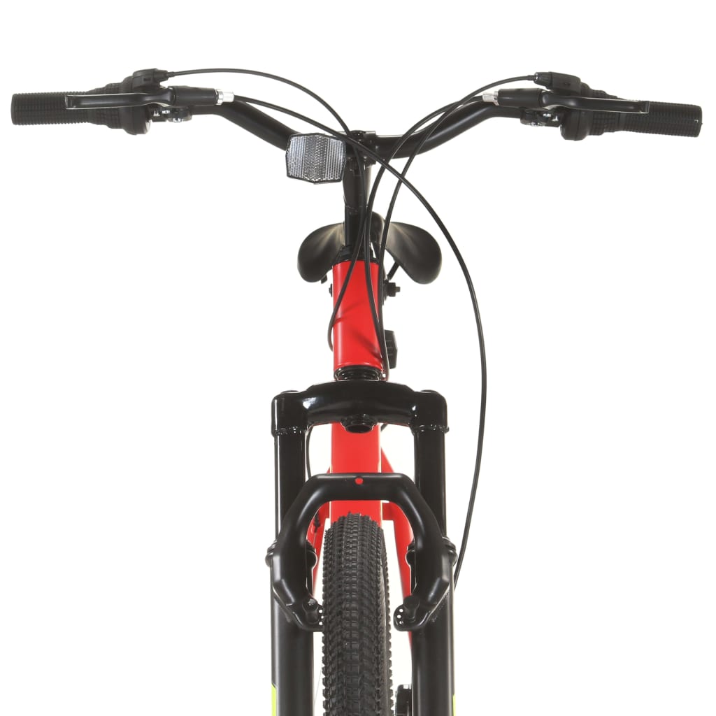 vidaXL Vélo de montagne 21 vitesses Roues de 27,5 pouces 38 cm Rouge