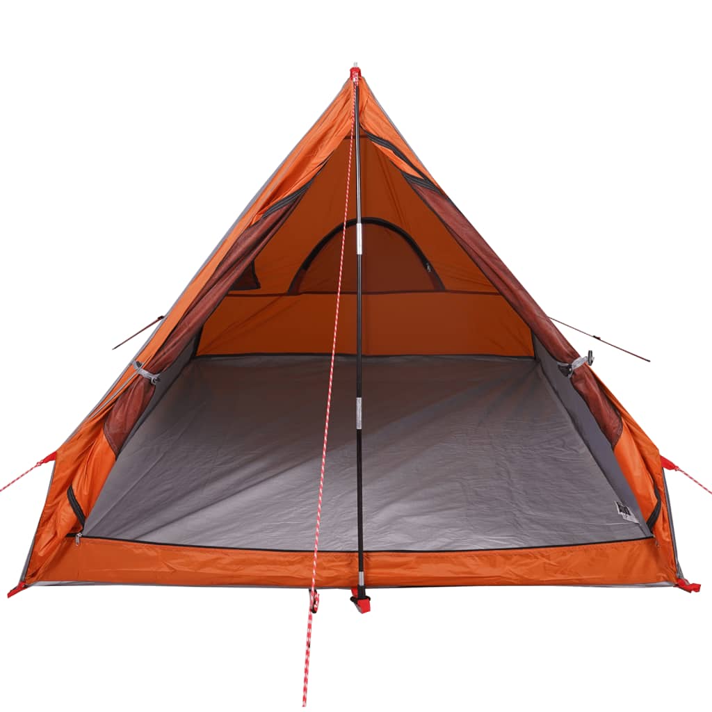 vidaXL Tente de camping en forme de A 2 personnes gris imperméable