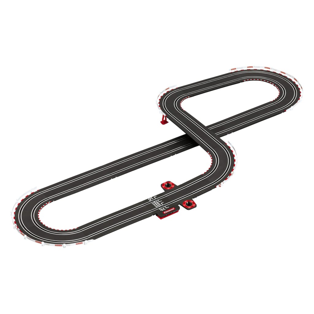 Accessoires circuits et véhicules Carrera Go mécanique des pièces de piste  gauche et à droite noire