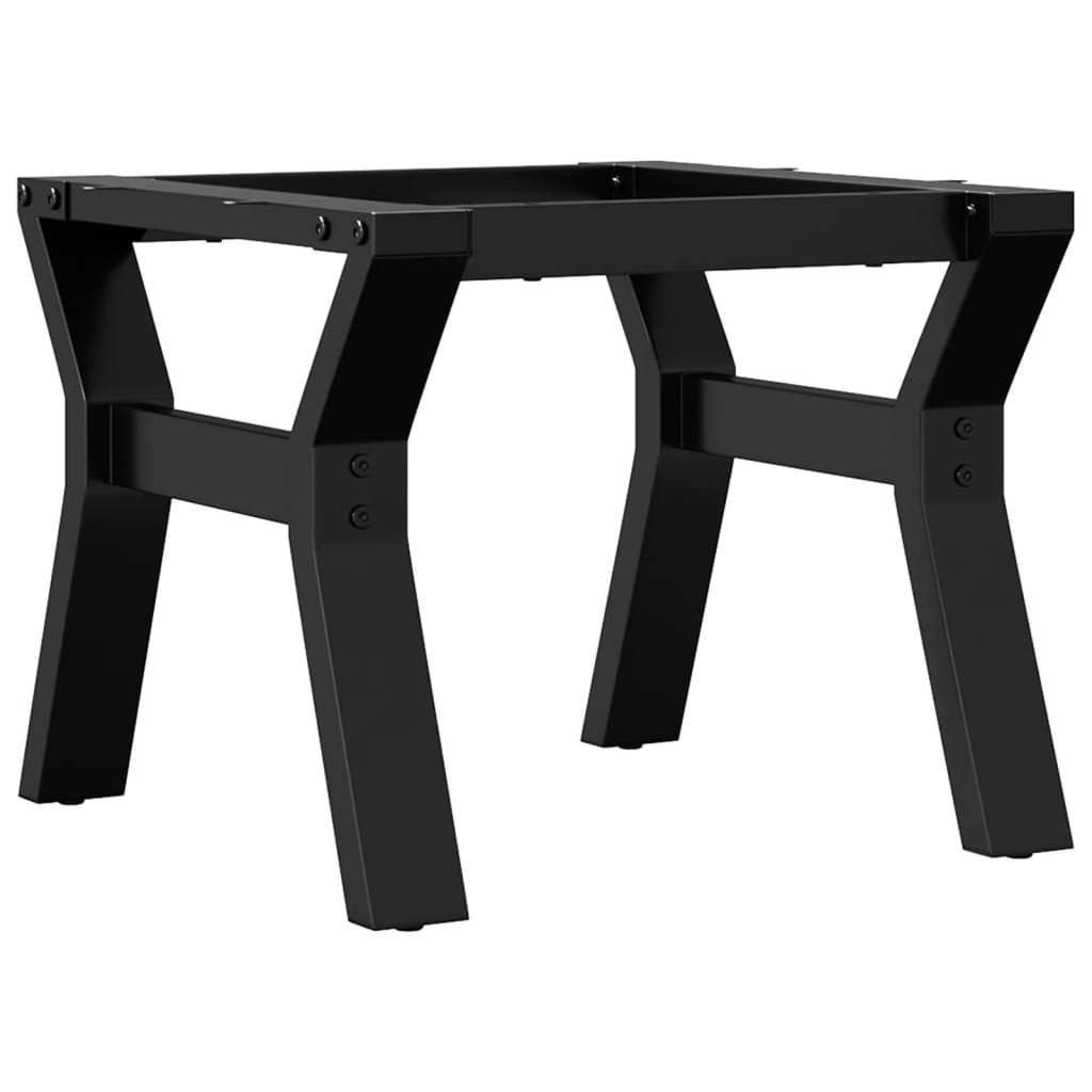 vidaXL Pieds de table basse cadre en Y 40x40x33 cm fonte