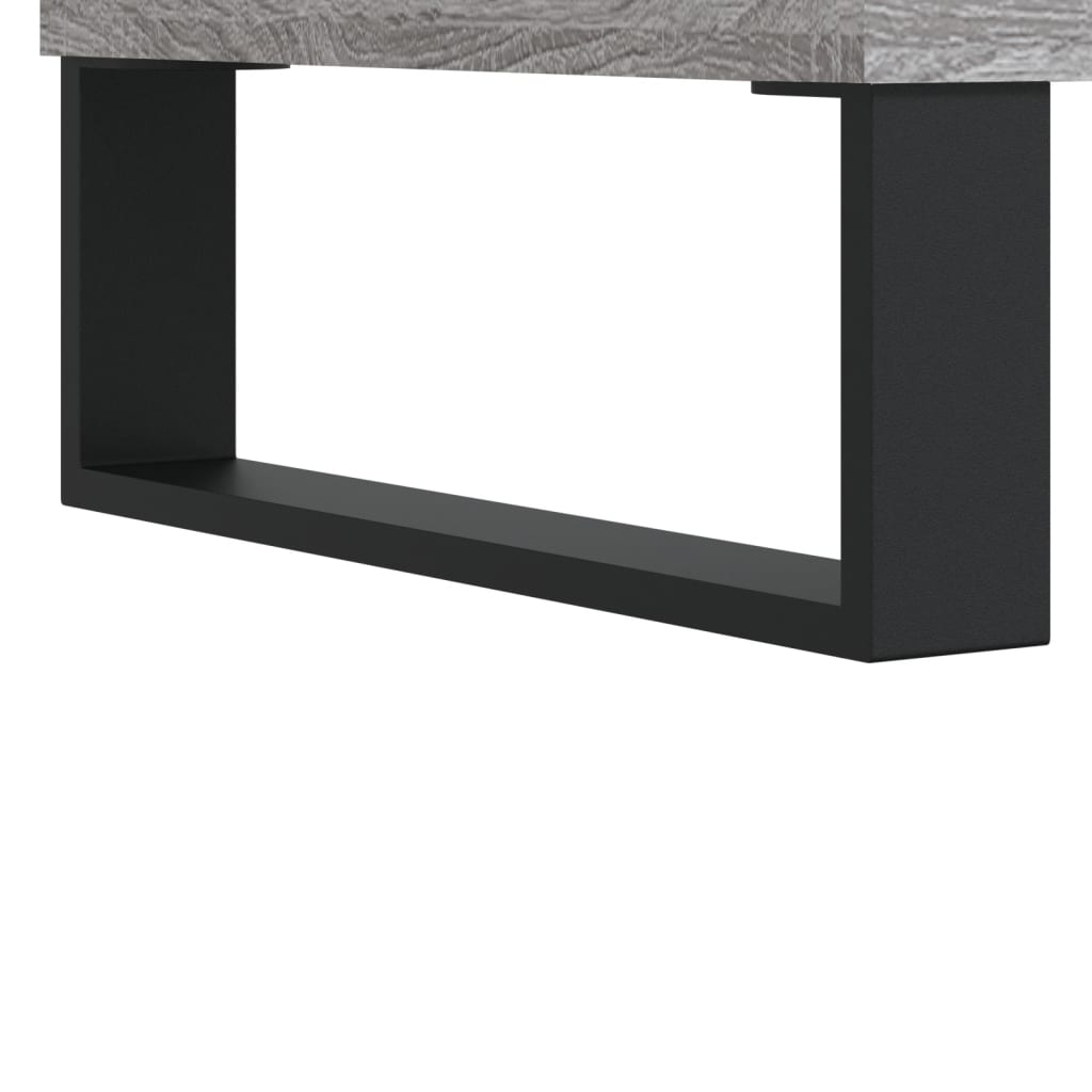 vidaXL Meuble TV Sonoma gris 80x36x50 cm Bois d'ingénierie