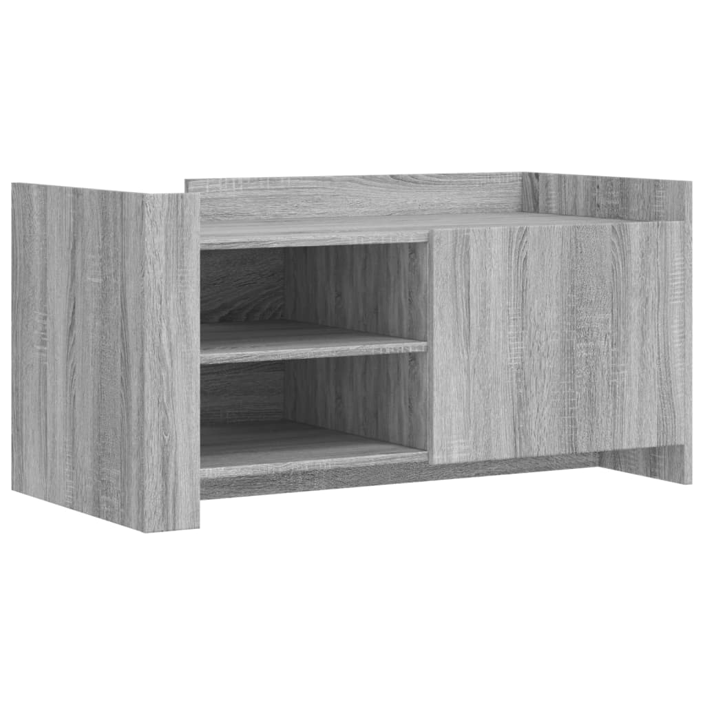 vidaXL Table basse sonoma gris 100x50x50 cm bois d'ingénierie