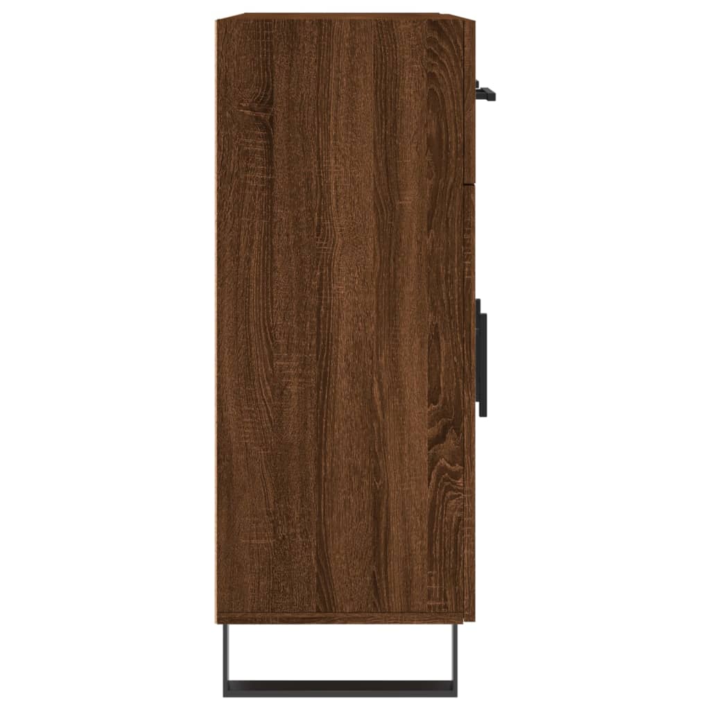 vidaXL Buffet chêne marron 69,5x34x90 cm bois d'ingénierie