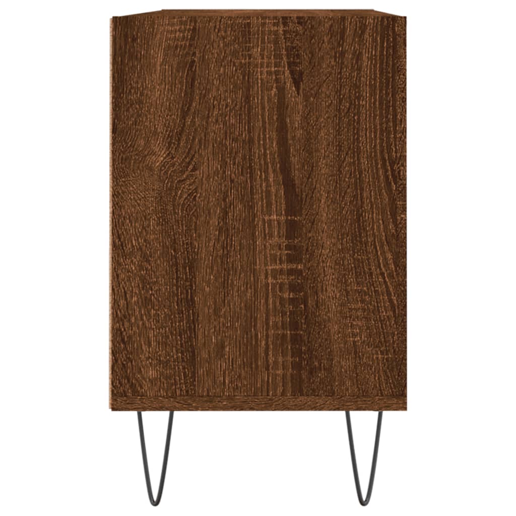 vidaXL Meuble TV chêne marron 103,5x30x50 cm bois d'ingénierie