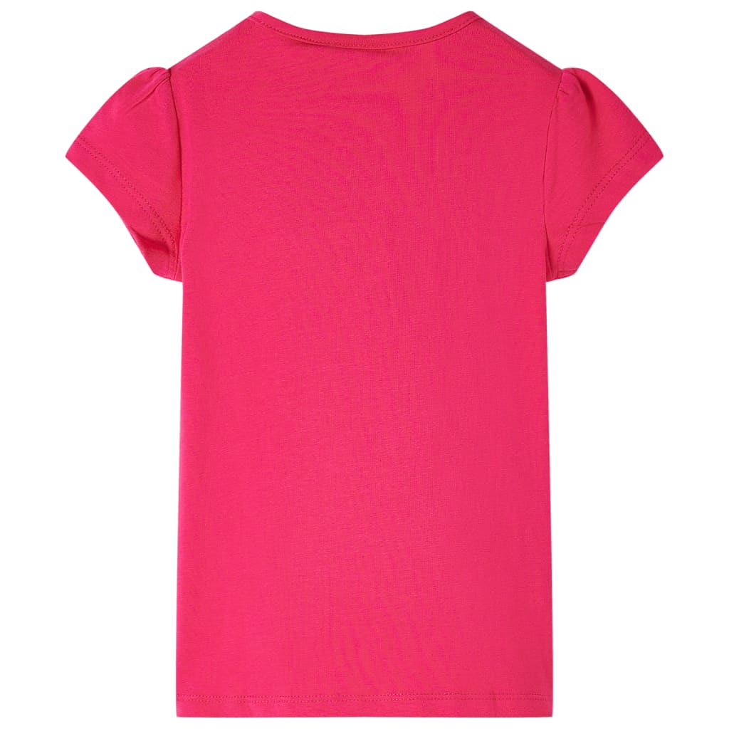 T-shirt pour enfants rose vif 104