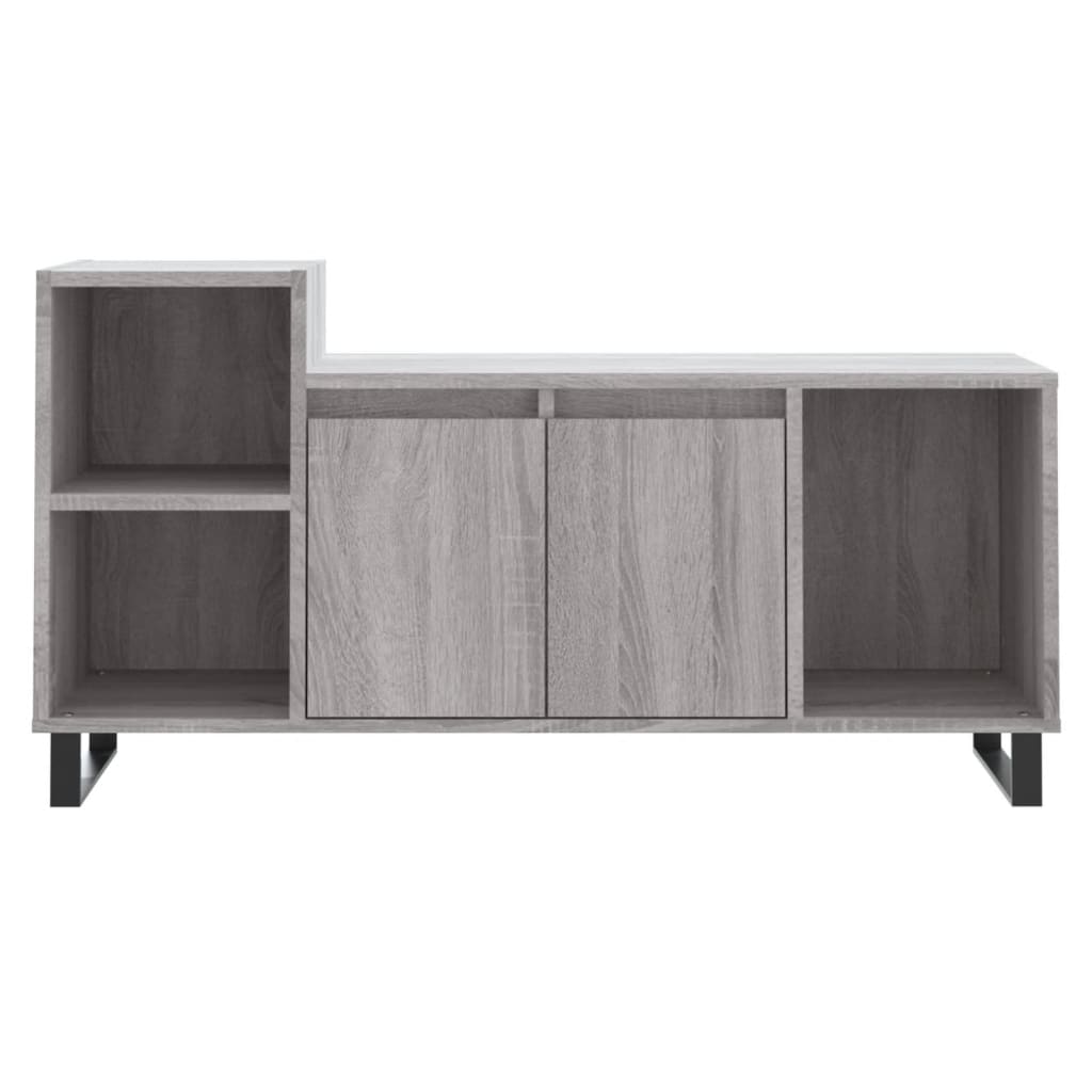 vidaXL Meuble TV Sonoma gris 100x35x55 cm Bois d'ingénierie