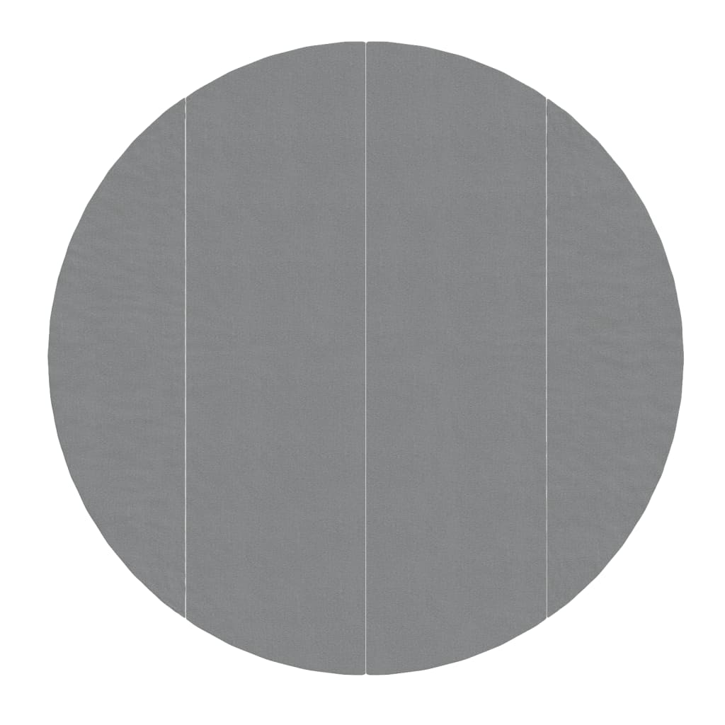 vidaXL Bâche de piscine gris clair Ø458 cm géotextile polyester